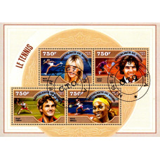 Niger 2014 - Jucatori de tenis - bloc s