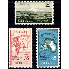 Norvegia 1957 - Anul geografic international - serie