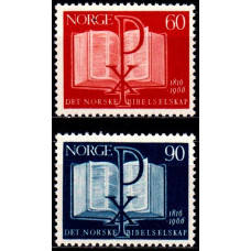 Norvegia 1966 - A 150-a aniversare a Societatii Biblice Norvegiene - serie