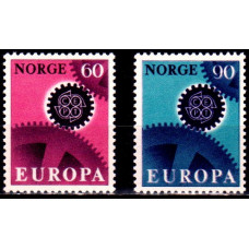 Norvegia 1967 - Europa CEPT - serie