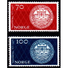 Norvegia 1971 - A 1100-a aniversare a localitatii Tonsberg - serie