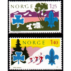 Norvegia 1975 - Jamborea mondiala a scutismului Lillehammer - serie