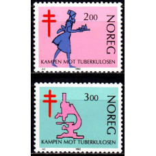 Norvegia 1982 - Campania antituberculoza - serie
