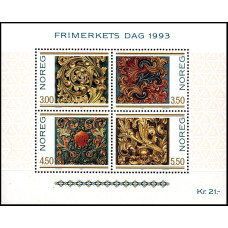 Norvegia 1993 - Ziua marcii postale - bloc