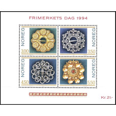 Norvegia 1994 - Ziua marcii postale - bloc