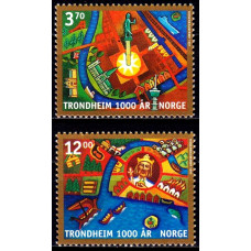 Norvegia 1997 - Mileniul orasului Trondheim - serie