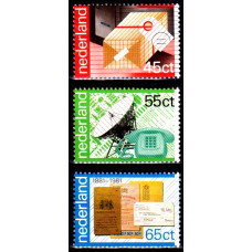 Olanda 1981 - Centenarul Postei si Telecomunicatiilor - serie