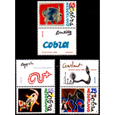 Olanda 1988 - A 40-a aniversare a Grupui pictorilor Cobra - serie v