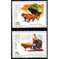 Portugalia Azore 1986 - Care traditionale - serie Portugalia Azore 1986 - Care traditionale - serie