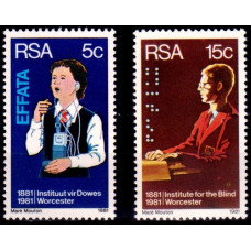 Republica Sudafricana 1981 - Centenarul Institului pentru surzi si orbi Worcester - serie