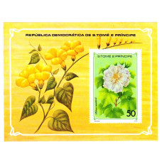 S Tome e Principe 1979 - Flori - colita n S Tome e Principe 1979 - Flori - colita n