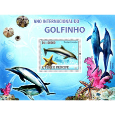 S Tome e Principe 2008 - Delfini - colita