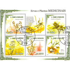 S Tome e Principe 2009 - Plante medicinale - bloc s
