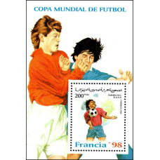 Sahara 1996 - Cupa Mondiala de Fotbal Franta 98 - colita Sahara 1996 - Cupa Mondiala de Fotbal Franta 98 - colita