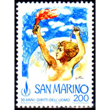 San Marino 1978 - A 30-a aniversare a Organizatiei pentru Drepturile Omului - serie