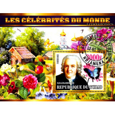 Tchad 2015 - Personalitati - Lepidopteristi - Carl von Linne - colita s Tchad 2015 - Personalitati - Lepidopteristi - Carl von Linne - colita s
