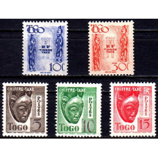 Togo 1941 - Timbre de taxa - serie