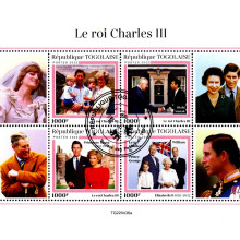 Togo 2022 - Regele Charles III - bloc s
