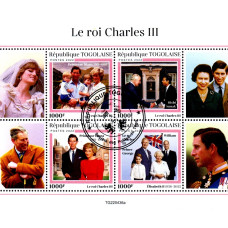 Togo 2022 - Regele Charles III - bloc s