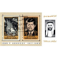 Umm Al Qiwain 1965 - J.F. Kennedy - bloc s Umm Al Qiwain 1965 - J.F. Kennedy - bloc s