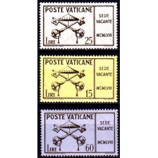 Vatican 1958 - Post papal vacant - serie Vatican 1958 - Post papal vacant - serie