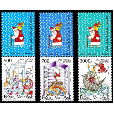 Vatican 1987 - 900 de ani de la mutarea moastelor Sfantului Nicolae de la Myra la Bari - serie v Vatican 1987 - 900 de ani de la mutarea moastelor Sfantului Nicolae de la Myra la Bari - serie v