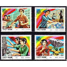 Vietnam 1983 - Anul mondial al comunicatiilor - serie s